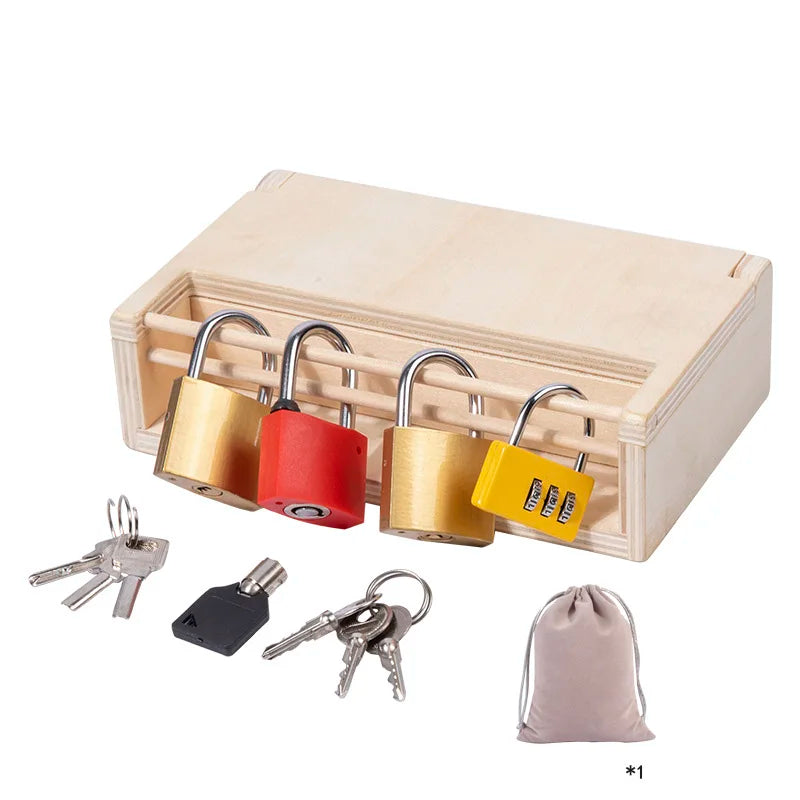 Montessori Little Locks Learning Set