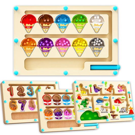 Montessori Magnetic Colour Maze