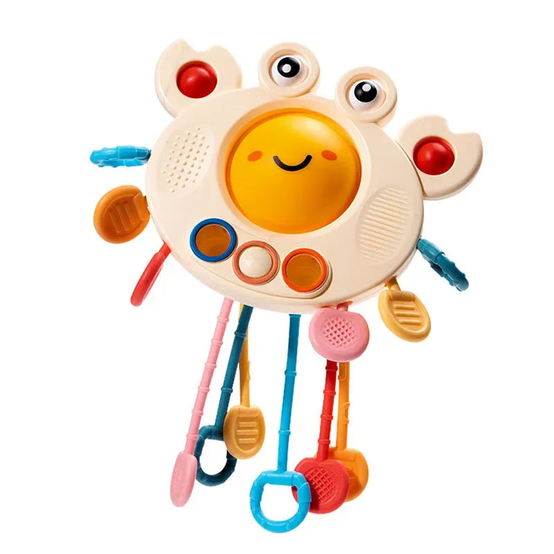 Montessori Silicone Pull-String Baby Toy