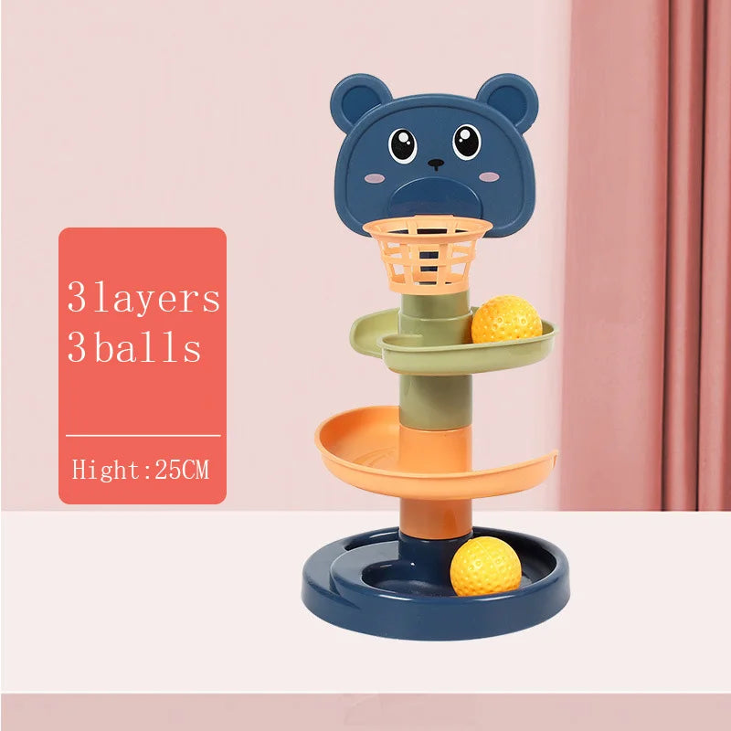 Montessori Rolling Ball & Stacking Set