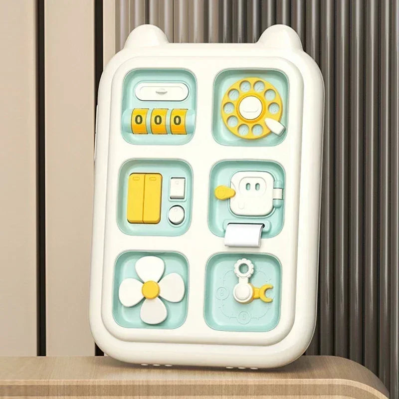 Montessori 6-in-1 Sensory Busy Board