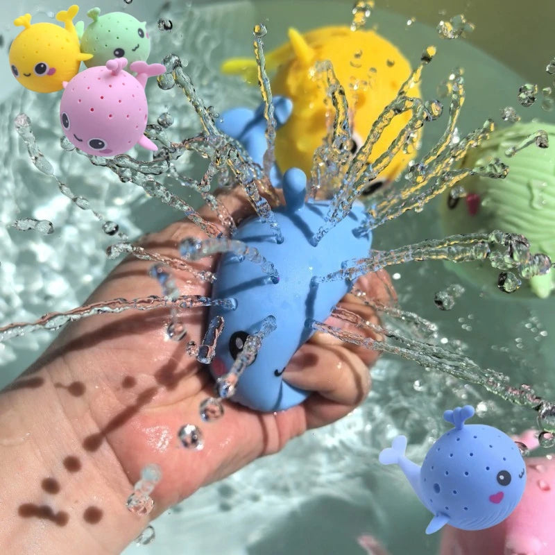 Sponge Whale Bath Squeeze Toy