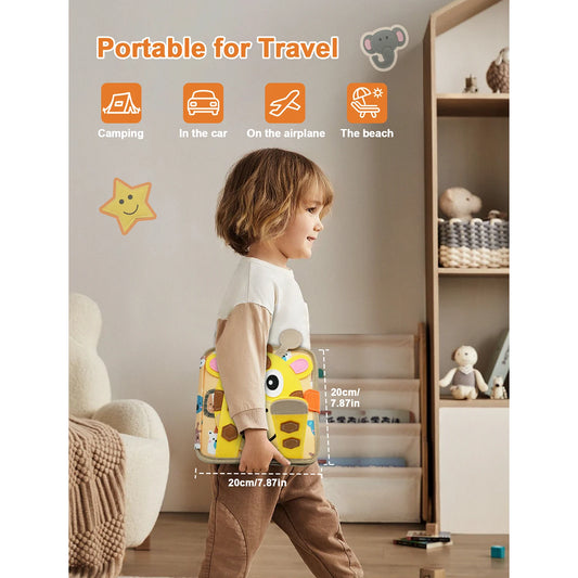 Montessori Giraffe Quiet Busy Book