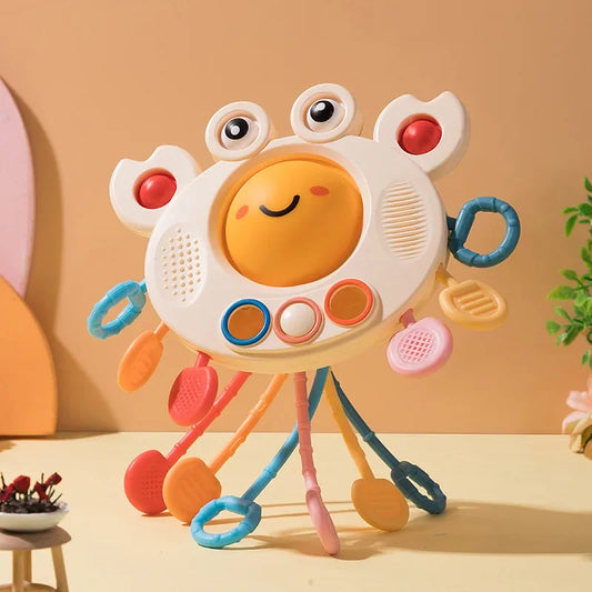 Montessori Silicone Pull-String Baby Toy