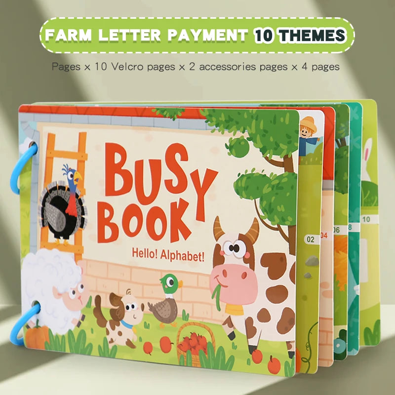 Montessori Reusable Scene Sticker Book