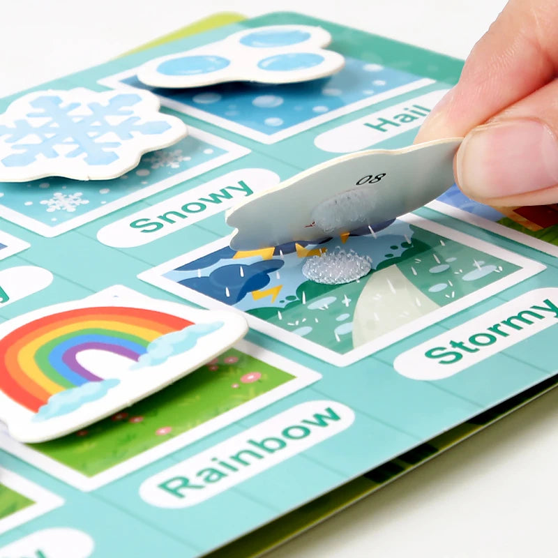 Montessori Reusable Scene Sticker Book