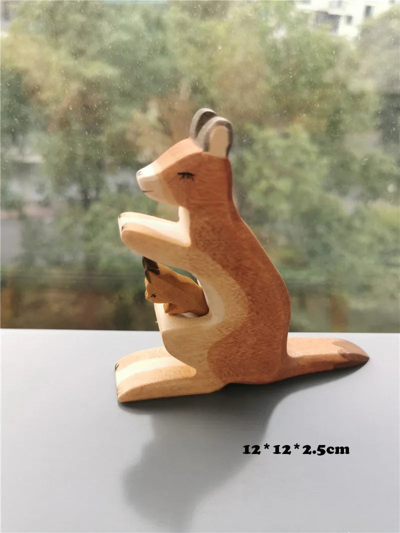 Wooden Animal Stacking Blocks