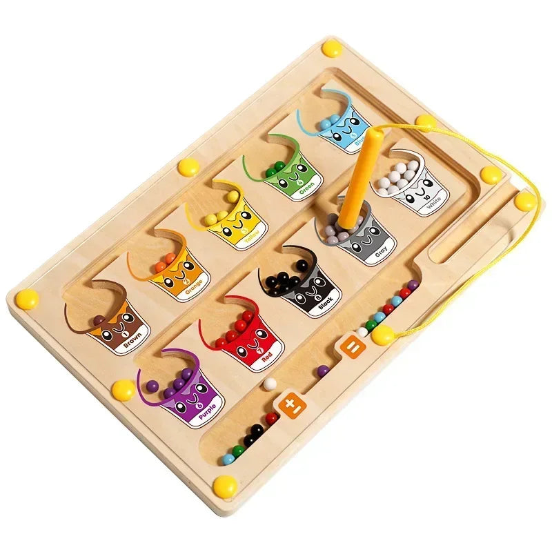 Montessori 2-in-1 Sorting Maze & Drawing Board