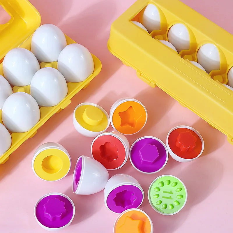 Montessori Shape-Match Eggs