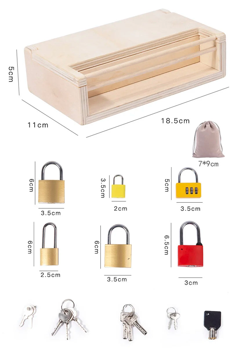 Montessori Little Locks Learning Set