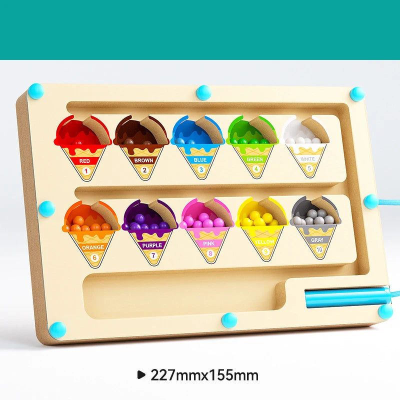 Montessori Magnetic Colour Maze