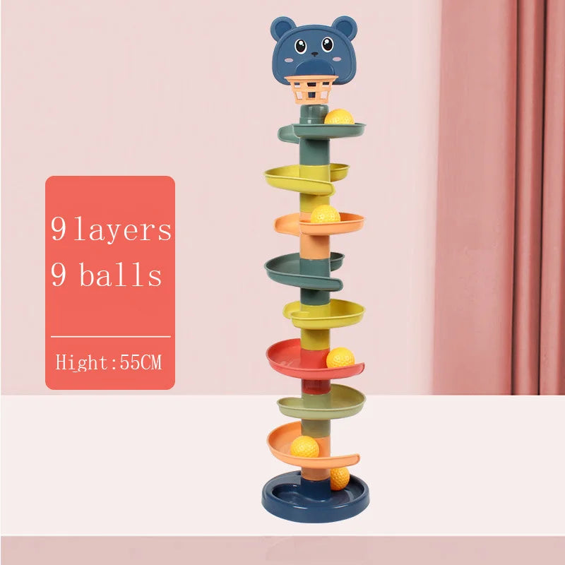 Montessori Rolling Ball & Stacking Set