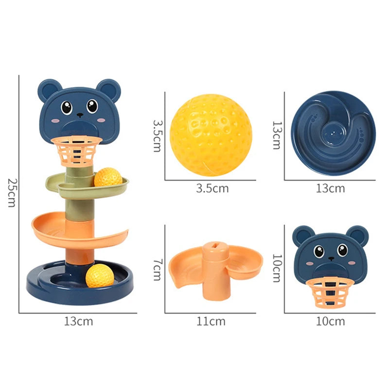 Montessori Rolling Ball & Stacking Set