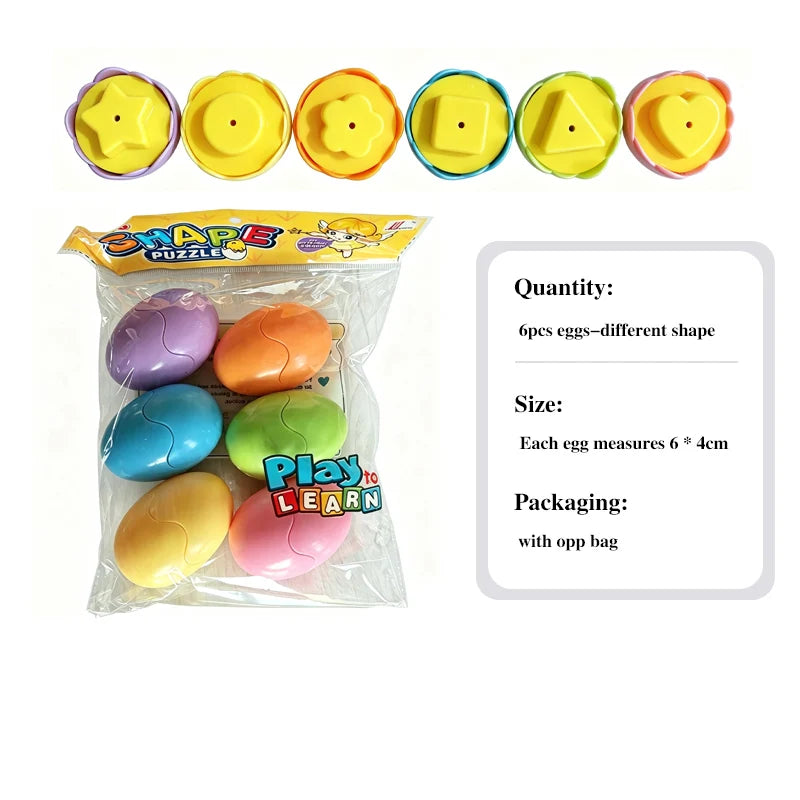 Montessori Shape-Match Eggs