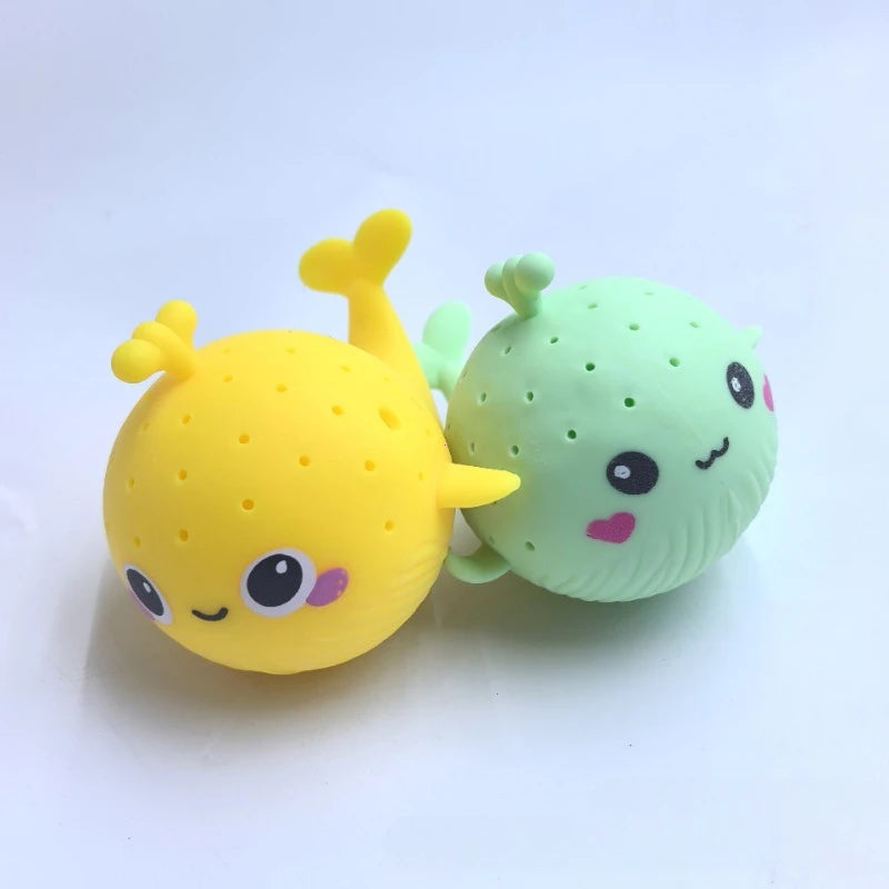 Sponge Whale Bath Squeeze Toy