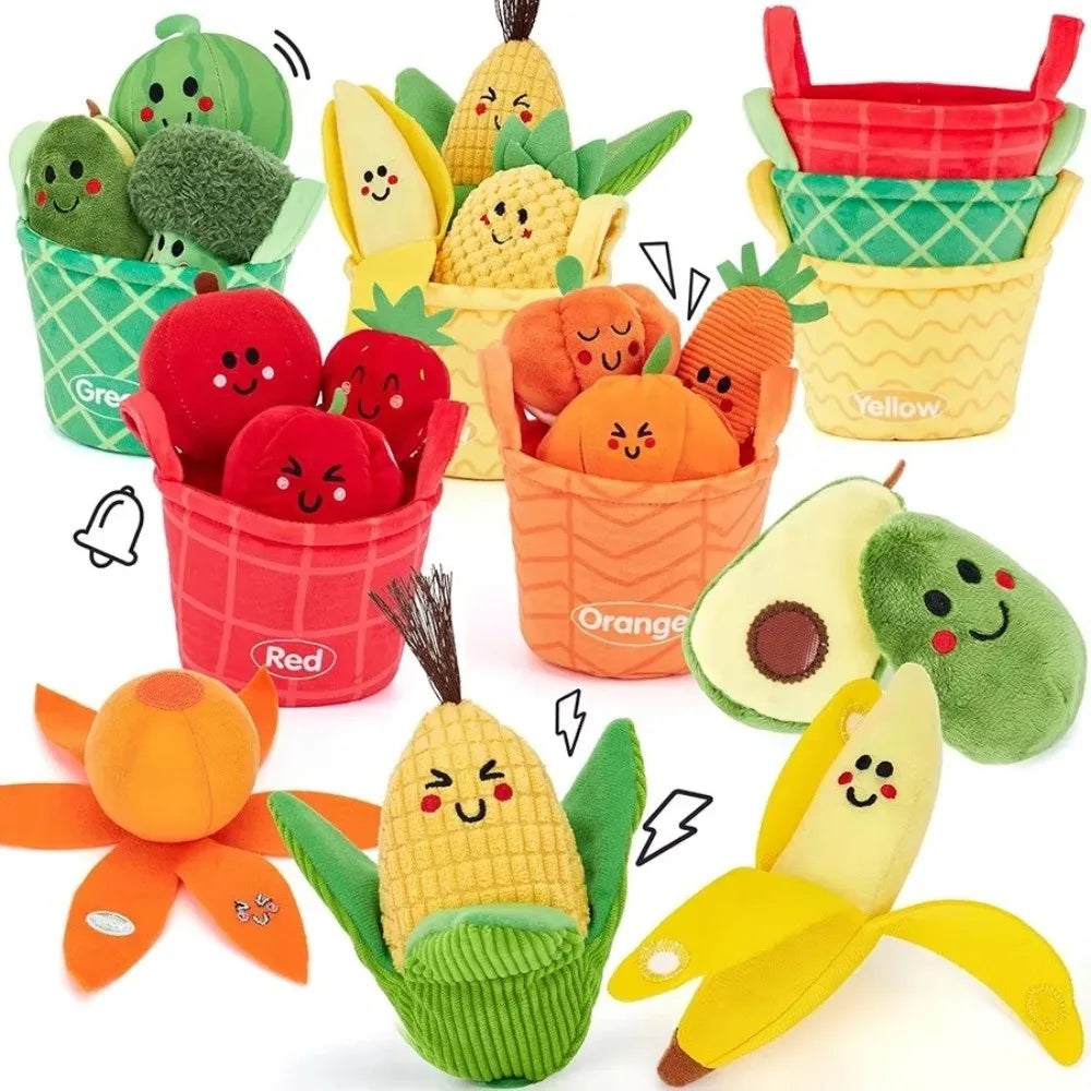 Soft Sensory Plush Fruit & Veg Set
