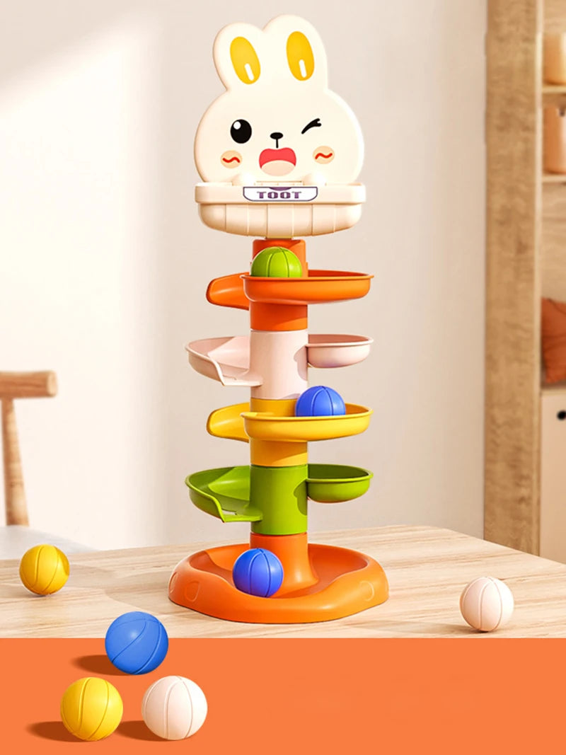 Montessori Rolling Ball & Stacking Set