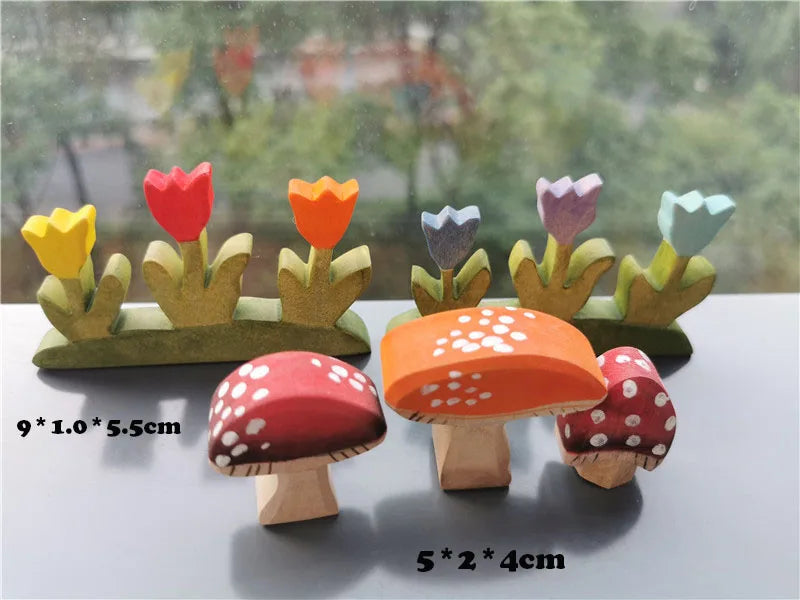 Wooden Animal Stacking Blocks