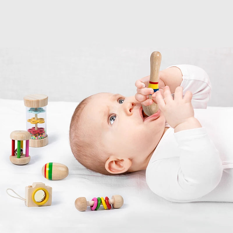 Baby Rattle & Xylophone Music Set (6-Piece)