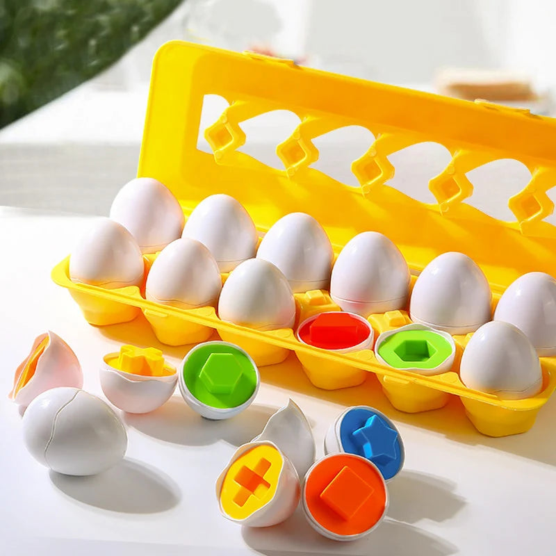 Montessori Shape-Match Eggs