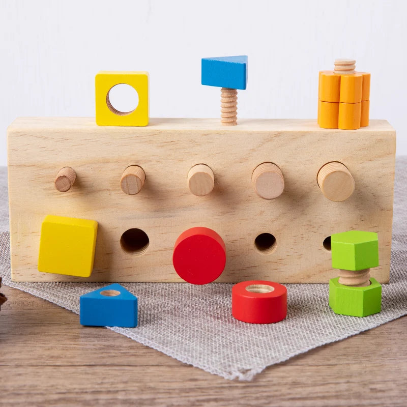 Montessori Nuts & Bolts Screw Board