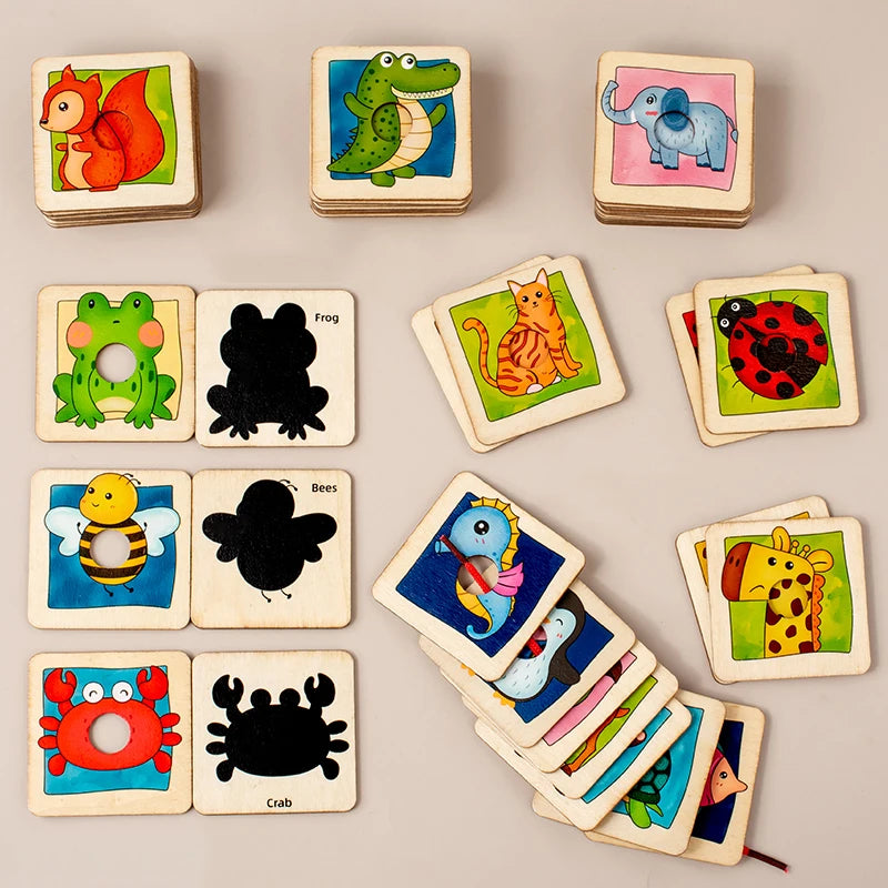 Montessori Shadow Matching Puzzle