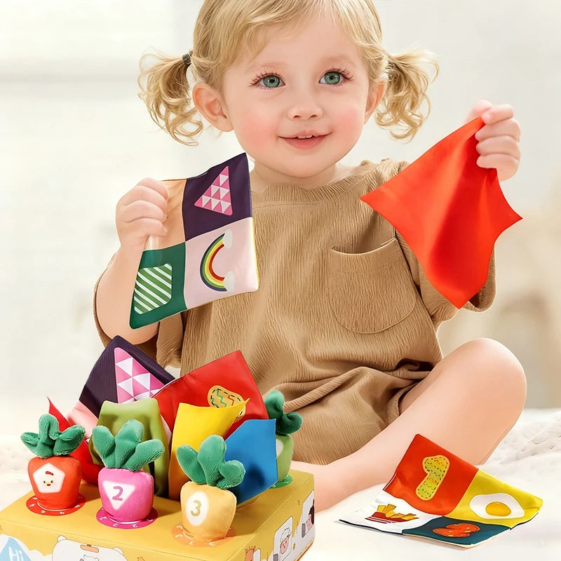 Baby Pull-Carrot Tissue Box Toy