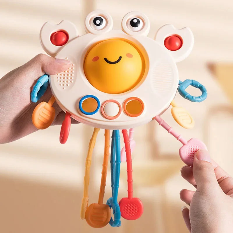 Montessori Silicone Pull-String Baby Toy