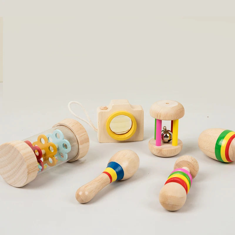 Baby Rattle & Xylophone Music Set (6-Piece)