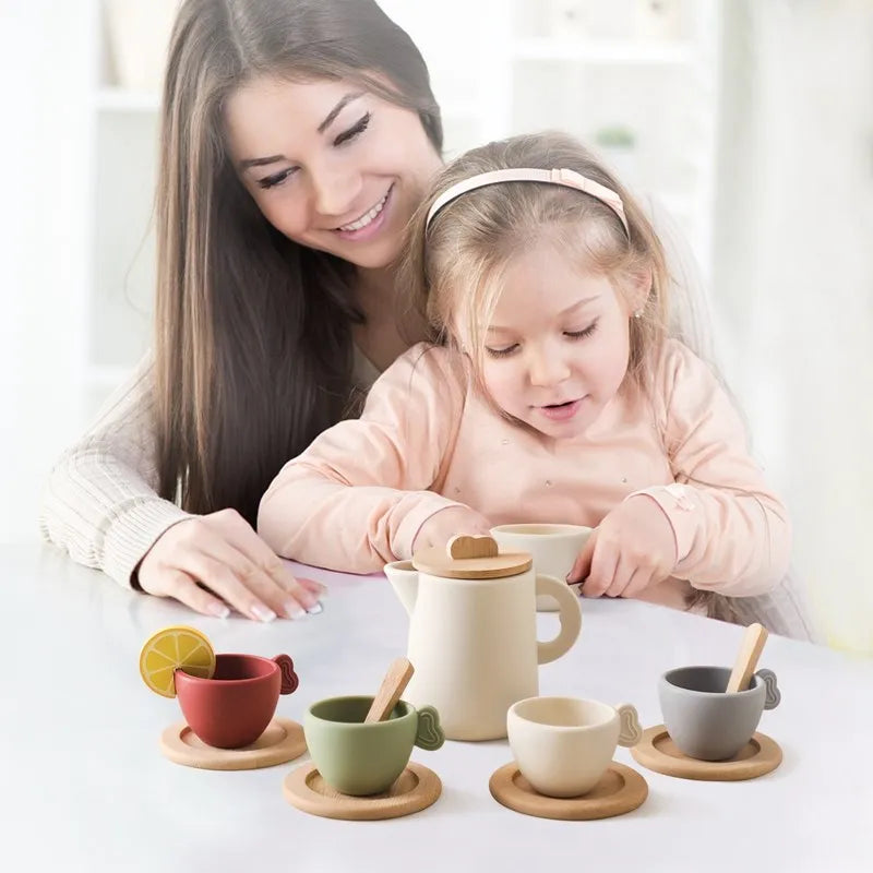 Wooden Afternoon Tea Play Set