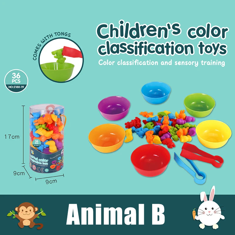 Montessori Animal Sorting & Counting Set