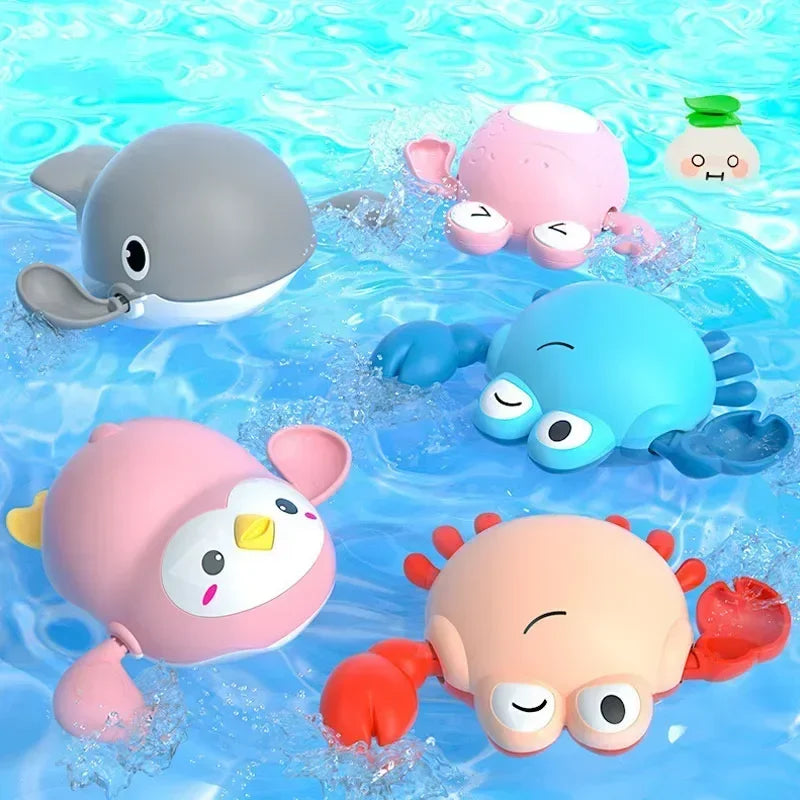 Wind-Up Swimming Bath Animals