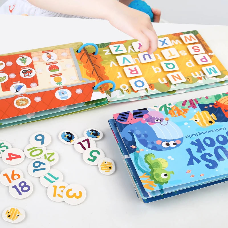 Montessori Reusable Scene Sticker Book