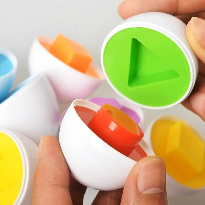 Montessori Shape-Match Eggs