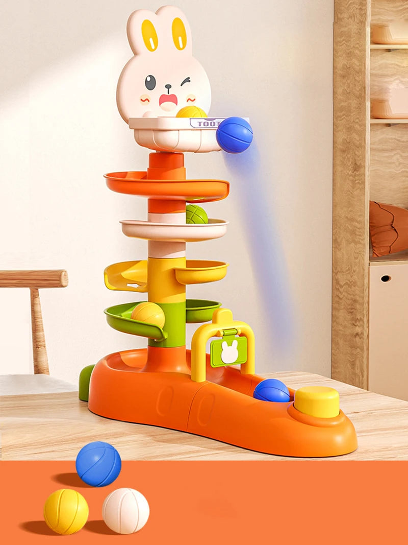 Montessori Rolling Ball & Stacking Set